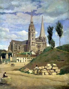 Kathedrale Von Chartres — Jean-baptiste-camille Corot
