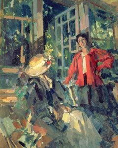 At The Window — Konstantin Alexeievitch Korovin