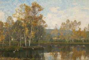 The Sleepy River Somme — Alfred East