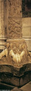 Easter Candlestick (detail) — Pietro Vassalletto