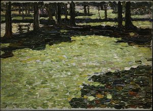 Park Von Saint-cloud, Waldlichtung (saint-cloud Park, Clearing) — Wassily Wassilyevich Kandinsky