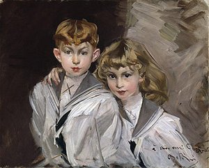 The Two Children — Giovanni Boldini
