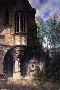 Entrance To Chapel, Hotel De Cluny — Edwin Deakin