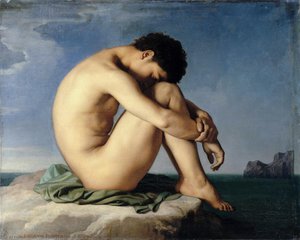 Young Man By The Sea — Hippolyte Flandrin