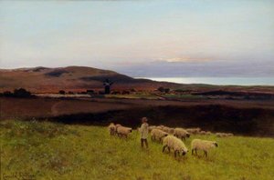 Moorland With Sheep — Leopold Rivers