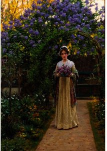 Lilac — Edmund Blair Leighton