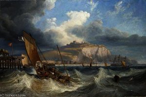 Shipping Off Dover — John Wilson Carmichael
