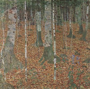 Birch Forest, 1903 - ウィーン、オーストリア応用美術博物館 — グスタフ・クリムト