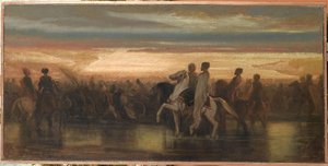 Le Passage Du Gue — Alexandre Gabriel Decamps