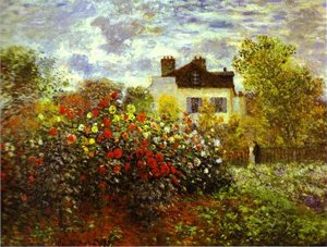 Monet's Garden At Argenteuil — Claude Monet