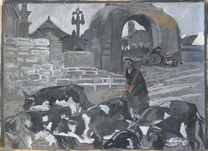 Guimiliau Symphonie En Gris — Yvonne Jean Haffen