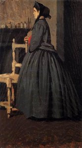 Portrait Of A Woman — Giuseppe Abbati
