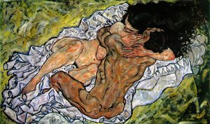 Abrazo (lovers Ii) — Egon Schiele