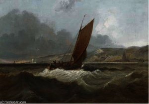 A Break In The Clouds Offshore — John Wilson Carmichael