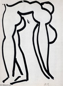 Acrobate Pinceau Et Encre Paris — Henri Matisse