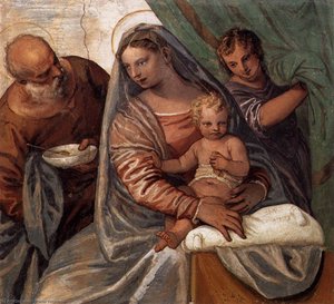 La Sagrada Familia (madonna Della Pappa) — Paolo Veronese