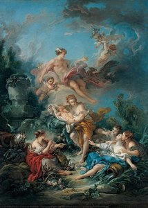 Mercury Confiding The Infant Bacchus To The Nymphs Of Nysa — François Boucher