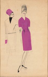 Sketch, Two Girls — Alceu De Paula Penna
