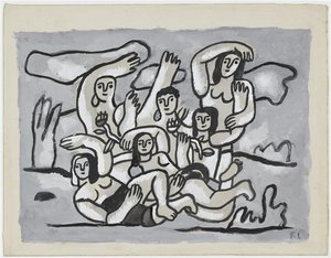 Los Bañistas — Fernand Léger