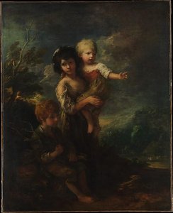 Cottage Children (the Wood Gatherers) — Thomas Gainsborough