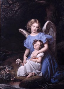 Guardian Angel At The Brook — Joseph Karl Stieler