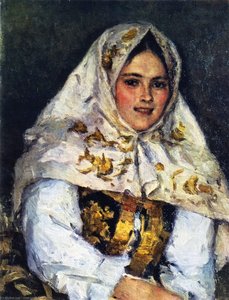 Siberian Belle (also Known As E. Rachkovskaya) — Vasily Ivanovich Surikov