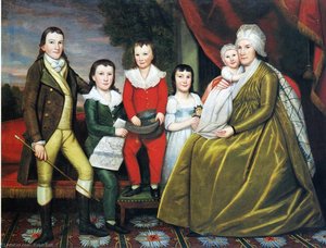 Mrs. Noah Smith And Her Children — Ralph Earl