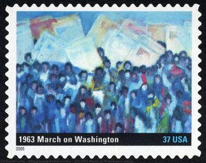 37c 1963 March On Washington Stamp — 미국 우체국