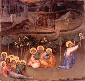 Christ In The Garden Of Gethsemane — Giovanni Di Paolo