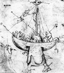 La Nave Dei Folli Nelle Fiamme — Gerolamo Bosch