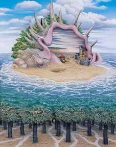 Two Worlds, And Even One — Jacek Yerka