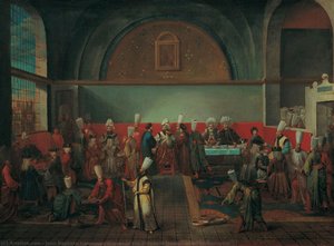 Dinner At The Palace In Honour Of An Ambassador — Jean Baptiste Vanmour