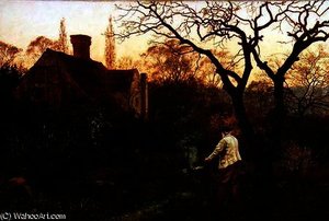 Evening, Brockham — Edward Wilkins Waite