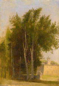 Cypresses At L’ariccia, Italy — Sir Charles Lock Eastlake