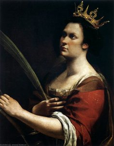 St Catherine Of Alexandria — Artemisia Gentileschi