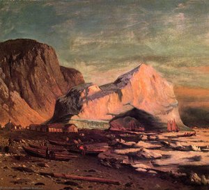The Ice Gate Of Cape St. Michael — William Bradford