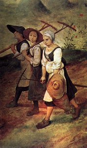 Haymaking (detail) — Pieter Bruegel Der Ältere