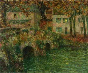 The Pond De Pierre — Henri Le Sidaner