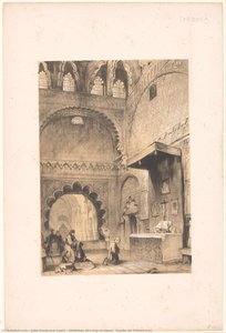 Sketches Of A Trip To Spain: Capilla De Villaviciosa — John Frederick Lewis