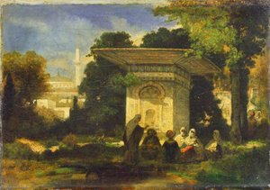 A Turkish Fountain — Narcisso Díaz De La Peña