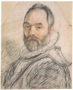 Portrait Of The Sculptor Giambologna — Hendrik Goltzius