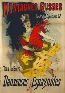 Poster Advertising 'danseuses Espagnoles' — Jules Chéret