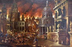 The Burning Of Troy — Francisco Gutiérrez Cabello