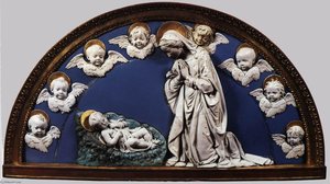 Virgin Mary Adoring The Christ Child — Andrea Della Robbia