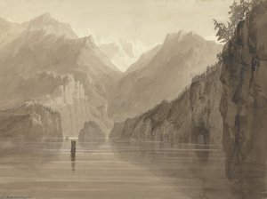 A Lake In Norway — James Francis Danby