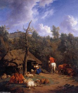 The Hut — Adriaen Van De Velde