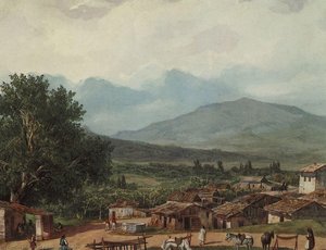 Village Of San Rocco Near The Town Of Corfu — Karl Pavlovich Bryullov