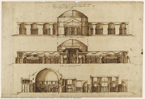 Reconstruction Of The Baths Of Agrippa — Andrea Palladio