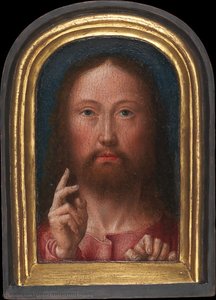 Christ Blessing — Gerard David