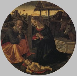 Adoration Of The Child — Domenico Ghirlandaio
